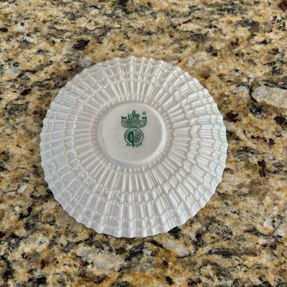 Belleek Neptune Saucer 5.5